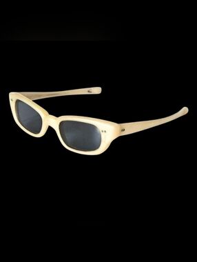 Vintage Willson Sunglasses Ivory Green Unisex Made In USA
